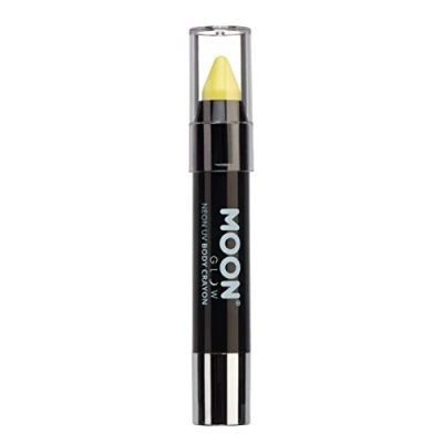 Image of Moon Glow Neon UV Paint Stick Body Crayon for the Face &amp; Pastel Yellow