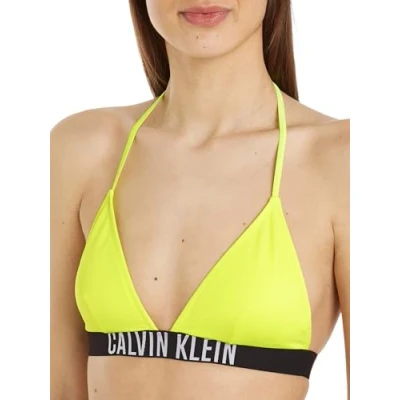 Image of Calvin Klein Women&#039;s Triangle rp Kw0kw02506 Bras, Green (Citrust Burst Other Version), XL