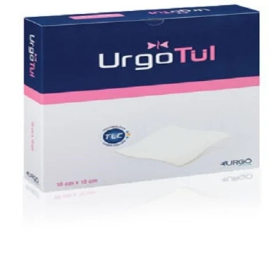 Image of UrgoTul Absorb Border Square Dressing, 10 x cm