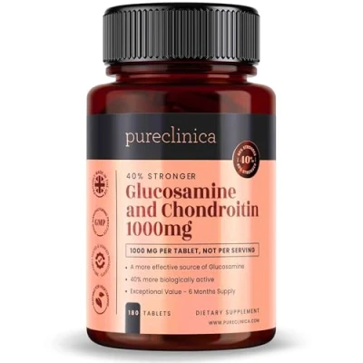 Image of Glucosamine HCL and Chondroitin 1000mg X 180 Tablets 6 Months Supply