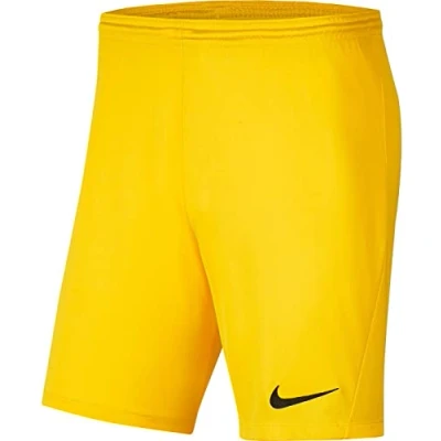 Image of NIKE Boys Dri fit Park 3 Shorts, Tour Yellow/Black, L EU