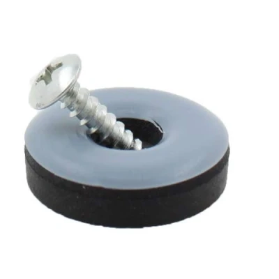 Image of (4pcs) 50mm Round Screw in PTFE Teflon Furniture Glides by Lifeswonderful®
