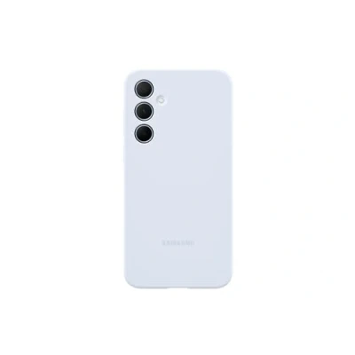 Image of Samsung Silicone Back Cover Light Blue Galaxy A35 5G