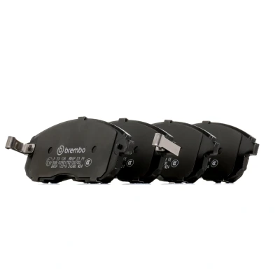 Image of 41060AU091, AY040NS101, AY040NS102, AY040NS106, AY040NS115 Brake pad set BREMBO P 23 126 with acoustic wear warning without accessories