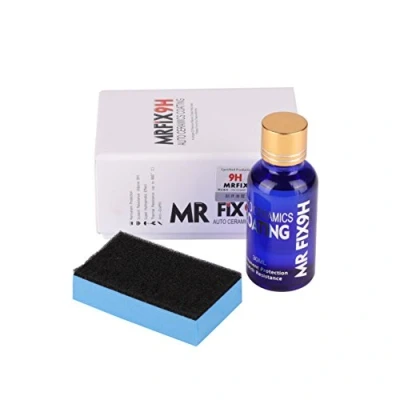 Image of Malcam High Gloss Ceramic Car Coating Kit, Anti scratch Polish Exterior Care Paint Sealant 9H Hardness 30ML (1Pcs)