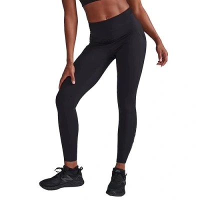 Image of 2XU Women&#039;s Form Stash Hi Rise Compression Tight Performance Activewear for Training, Improved Recovery Black/Black Size Medium