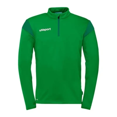 Image of uhlsport Squad 27 1/4 Zip Top, Unisex Pullover Sweater, grün/lagune,