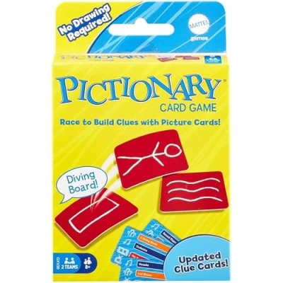 Image of Pictionary Card Game, Makes A Great Gift for Kid, Family Or Adult Game Night, 8 Years and Older