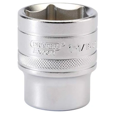 Image of Draper 6 Point Imperial Socket, 1/2&quot; Sq. Dr., 1.1/16&quot;