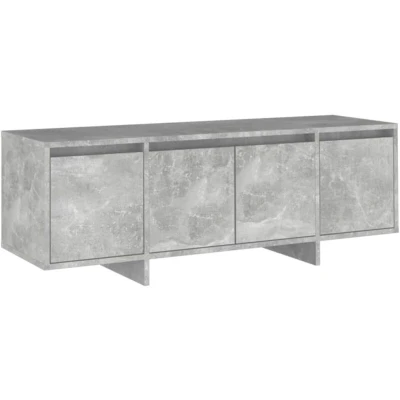 Image of vidaXL TV Cabinet Concrete Grey 120x30x40.5 cm Engineered Wood