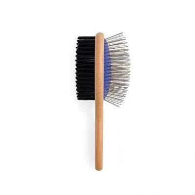 Image of Ancol Heritage Wood Handle Double Sided Brush Large