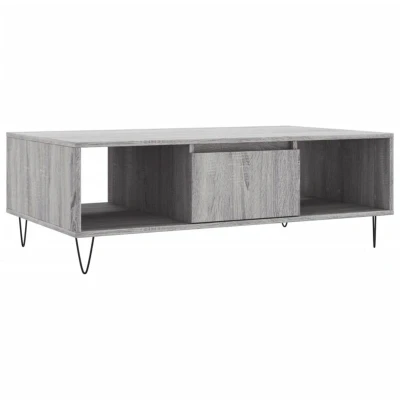 Image of vidaXL Coffee Table Grey Sonoma 104x60x35 cm Engineered Wood