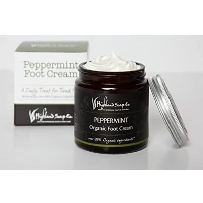 Image of The Highland Soap Company Peppermint Foot Cream 120ml
