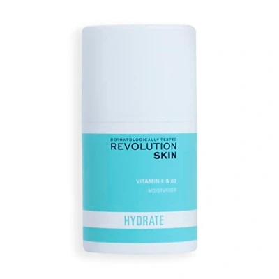 Image of Revolution Skincare London Moisturiser For the Face, Dry &amp; Rough Skin, Contains Vitamin E B3, Vegan Cruelty Free, 50ml
