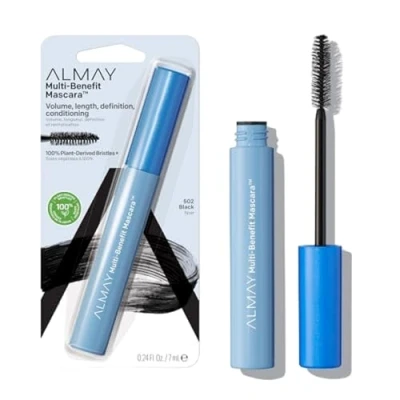 Image of Almay One Coat Multi Benefit Mascara, Black, 0.24 Fluid Ounce