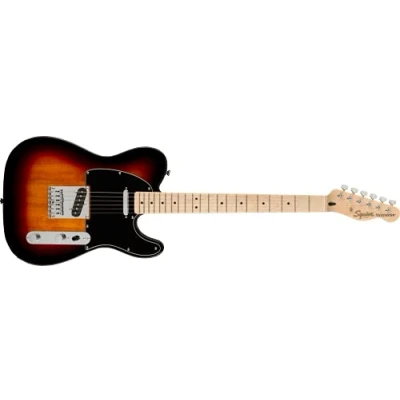 Image of Squier by Fender Affinity Series Telecaster, Electric Guitar, Maple Fingerboard, Black Pickguard, 3 Colour Sunburst, Comes with Free Virtual Lessons