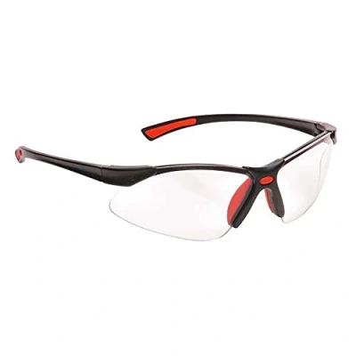 Image of Portwest Bold Pro Spectacles, Size: One Size, Colour: Red, PW37RER