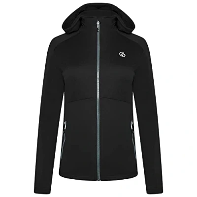 Image of Dare2b Womens Rebound Windshell Jacket, Black, 10 EU