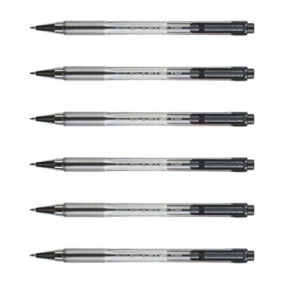 Image of Pilot BPS Matic Retractable Ballpoint Pen, Black, Set of 6