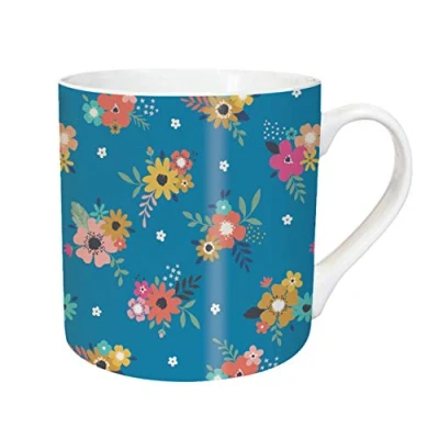 Image of Blue Floral Mug