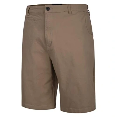 Image of KAM Big &amp; Tall Sand Chino Stretch Short Men&#039;s
