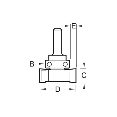 Image of Trend C209 x 1/4 TCT Intumescent Recessor 10 24mm