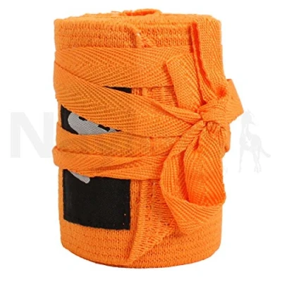 Image of William Hunter Equestrian Hy Horse Tail Bandage in Hot Orange