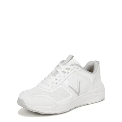Image of Vionic Women&#039;s Walk Strider 001 Oxford, White Leather, 3.5 UK
