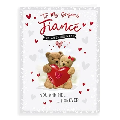 Image of Regal Publishing Valentines Day Card Fiance 12 x 9 inches,C88301