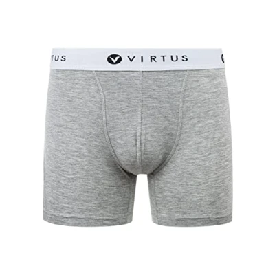 Image of VIRTUS Tuch Boxer Shorts Light Grey Melange XL