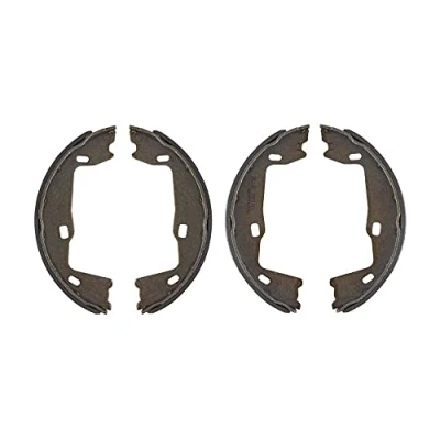 Image of 090251451, 090273259, 090343627, 090495854, 90251451 Handbrake Shoes BLUE PRINT ADBP410032 Rear Axle VAUXHALL: Omega Estate, Astra Mk2 CC