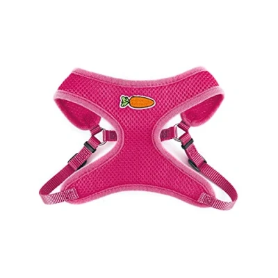 Image of Ancol Adjustable Comfortable Small Animal Mesh Pink Harness and Lead Pet Training Accessory