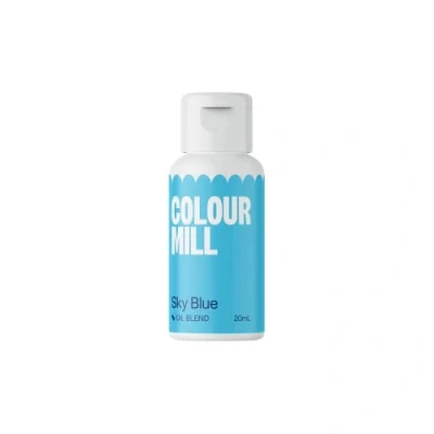 Image of Colour Mill Oil Based Food Colouring Sky Blue Next Generation for Baking, Decorating, Icing and Cooking Dye DIY Slime Crafts Making 20 ml
