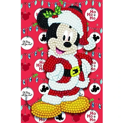 Image of CRYSTAL ART CCK 10x15DNY03: Santa Mickey 10x15cm Card