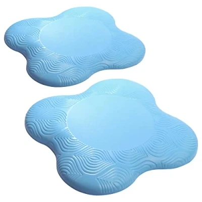 Image of CampTeck U7220 Yoga Knee Pads, Mat Support Blue