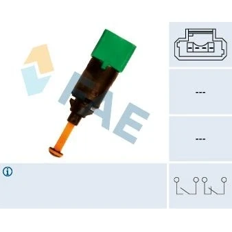 Image of FAE 24899 Brake Light Switch (Color May Vary), black, green