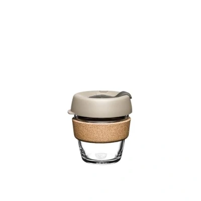 Image of KeepCup Reusable Coffee Cup Brew Tempered Glass and Natural Cork, XS 6oz/177ml Filter