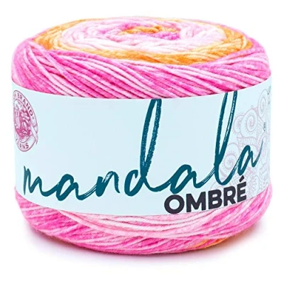 Image of Lion Brand Yarn Mandala Ombre Yarn, Serene