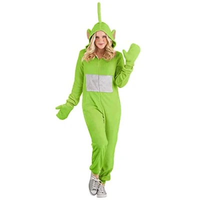 Image of Adult Teletubbies Dipsy Jumpsuit Fancy Dress Costume X Large