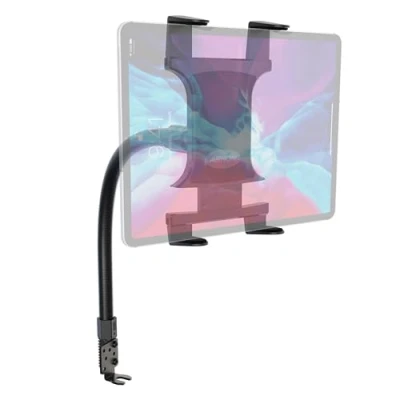 Image of ARKON Car or Truck Seat Rail Floor Tablet Mount with 22 inch Arm for iPad Pro Air 2 Retail Black TAB188L22