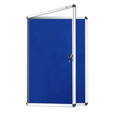 Image of Viz Pro Indoor Tamperproof Lockable Noticeboard 900X600mm