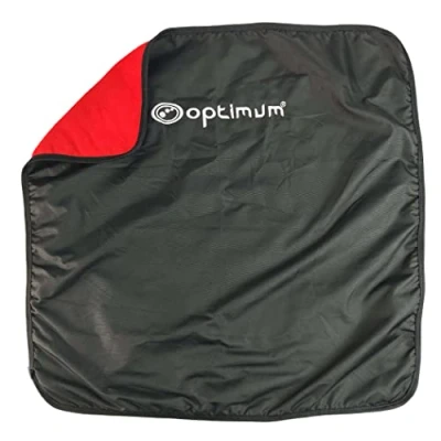 Image of Optimum Swim Changing Mat Effortlessly Change Out of Your Wet Suits Anywhere with Our Portable and Waterproof One Size, Black/Red