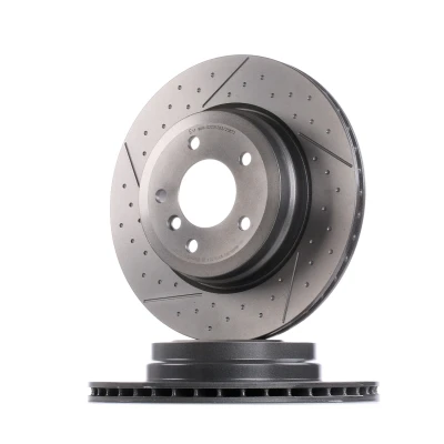 Image of 34216787931, 34216795755 Brake DISC BREMBO Coated LINE 09.C246.11 324mm 22mm 5 slotted/perforated, internally vented High carbon