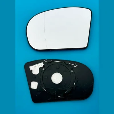 Image of Fits to MERCEDES C CLASSE(2000 2007) Heated Base Convex Wing Mirror Glass Left Hand Passenger Side