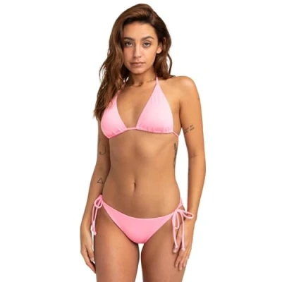 Image of Billabong SOL Searcher Bikini top, Women&#039;s, Size: Medium, Pink daze