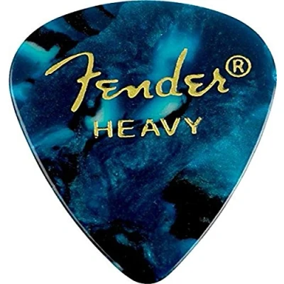 Image of Fender 351 OCEAN TURQ GROSS HEAVY Picks