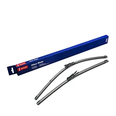 Image of Denso DF 011 Flat Windscreen Wiper Blade Set 600/475 mm, 24 Inch / 19