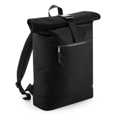 Image of COOZO Recycled Rolled Top Backpack Black One Size