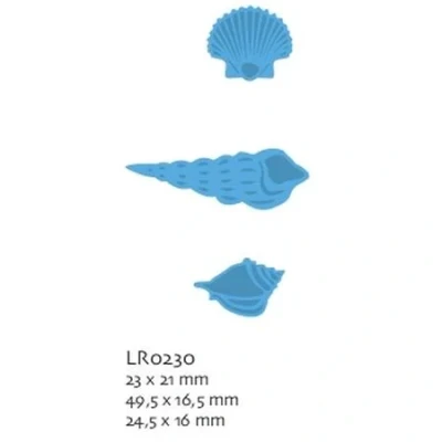 Image of Marianne Design Sea Shells Creatable Die, Blue