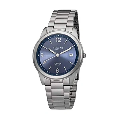 Image of Regent Men Watch F 1173 Metal Quartz Bracelet Titanium Silver URF1173 an Offer Made by IMPPAC